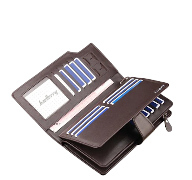3-Fold Long Men Purse Wallet 3