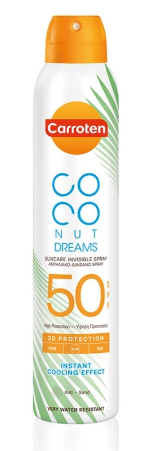 Coconut Dreams Suncare Invisible Spray 1