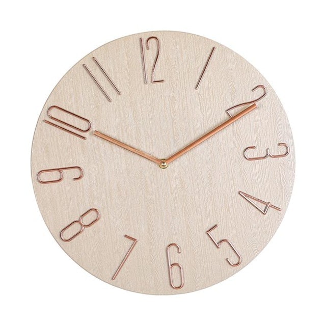 Minimalist Sleek Nordic Wall Clock  1