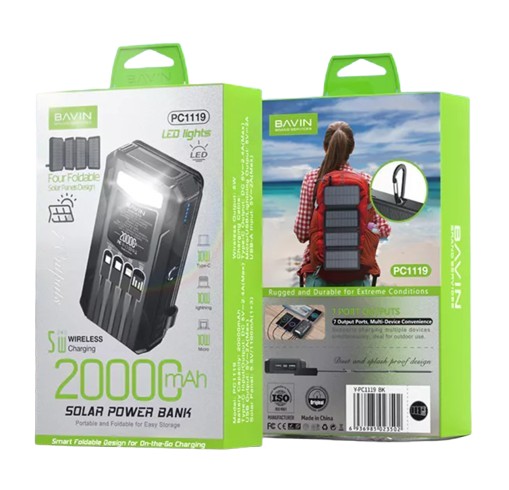 Solar Charging Powerbank	 3