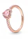 Pandora Sparkling Elevated Heart Ring 1