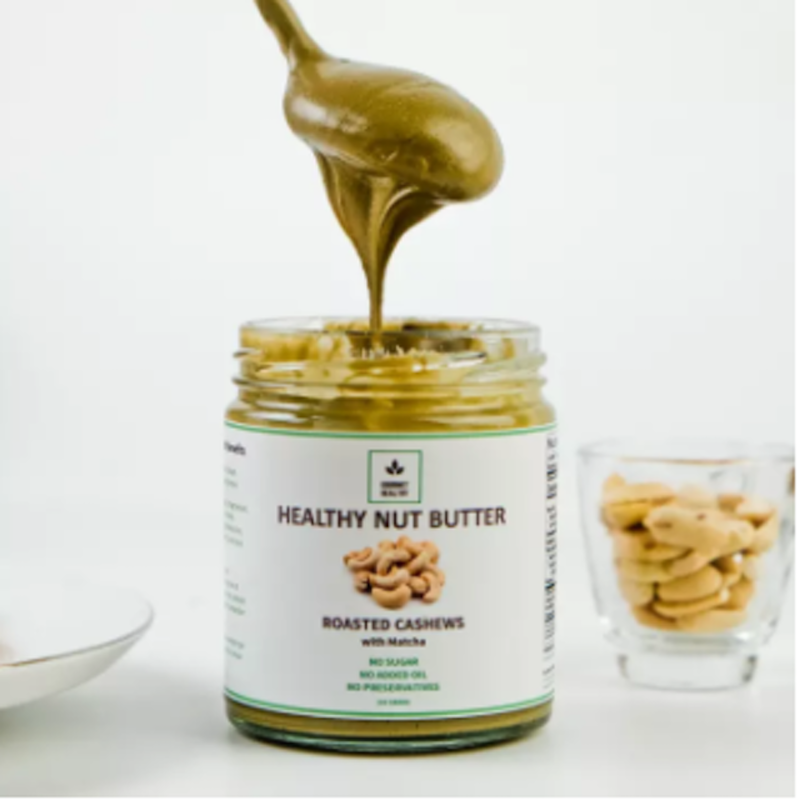 Healthy Nut Butter - Roasted Cashews with Matcha 4