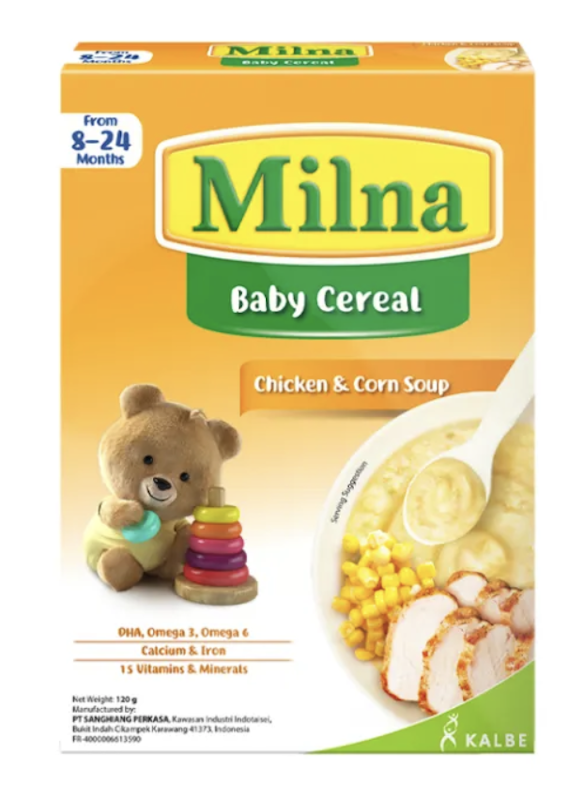 Baby Cereal Chicken Soup and Sweet Corn 1