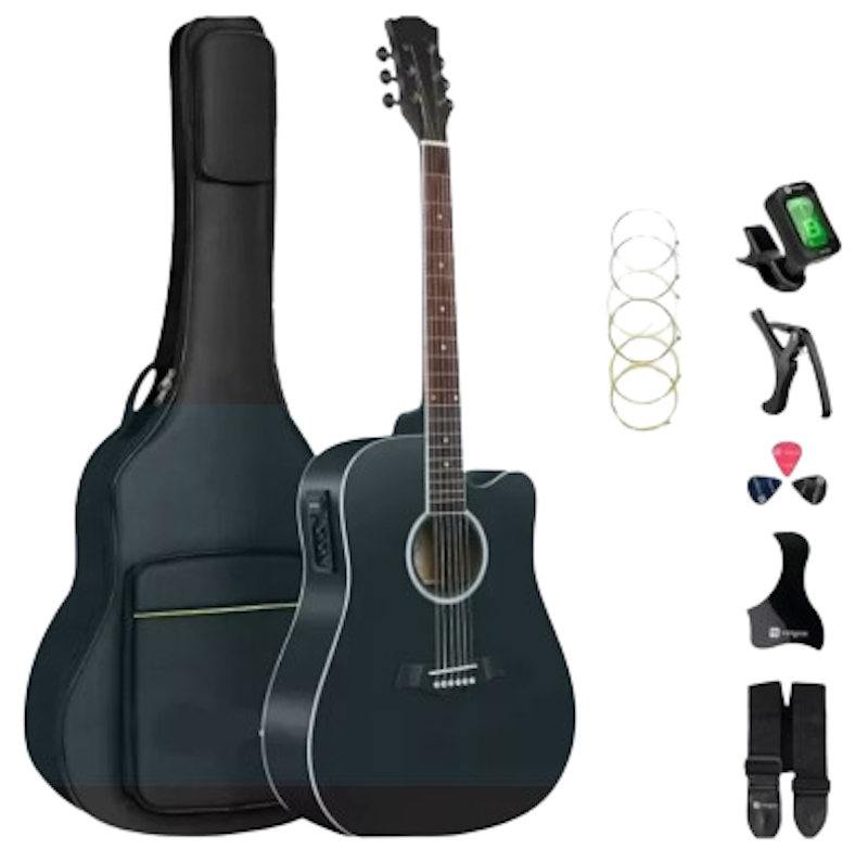 Electric Acoustic Guitar 41 Inches 1