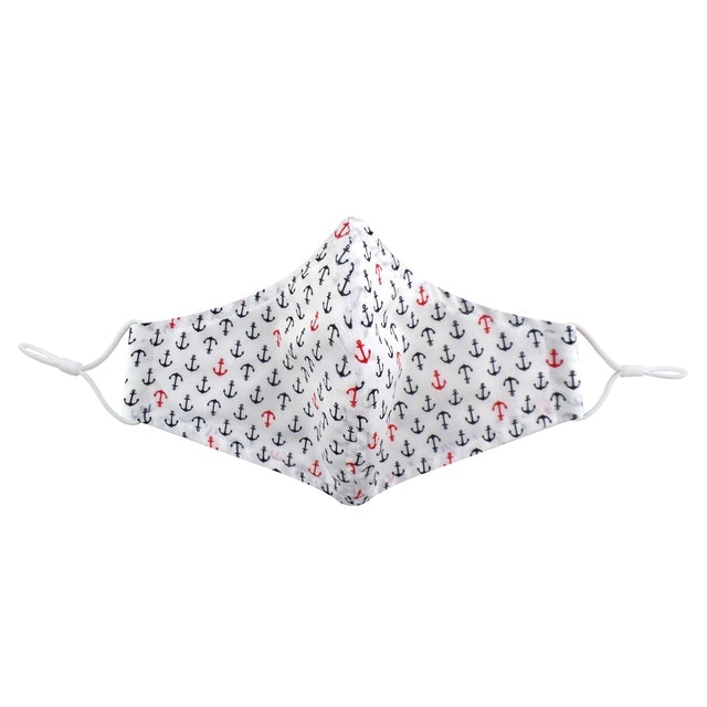 3-Ply Washable Anchor Printed Poly-Cotton Face Mask 3