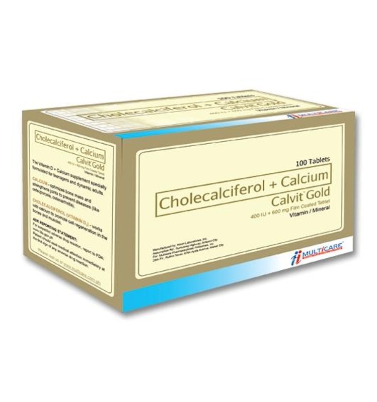 Gold Cholecalciferol + Calcium 1