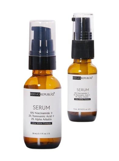 10% Niacinamide + 3% Tranexamic Acid + 2% Alpha Arbutin Ultra White Serum	 2