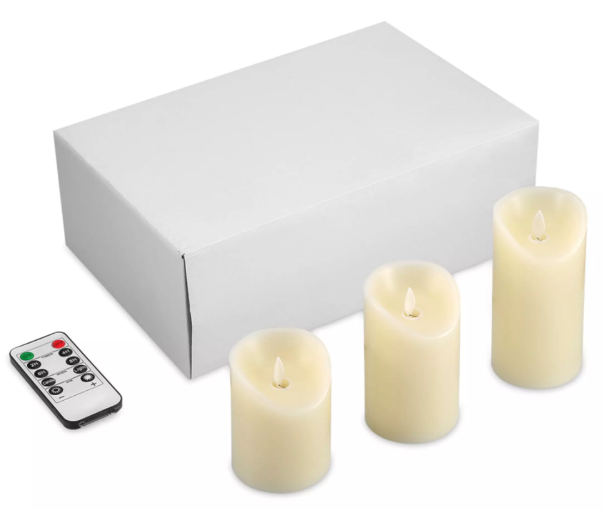 Flameless Candle Set With Remote Control 3