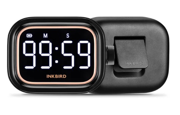 Rechargeable Digital Kitchen Timer with Alarm 	  1