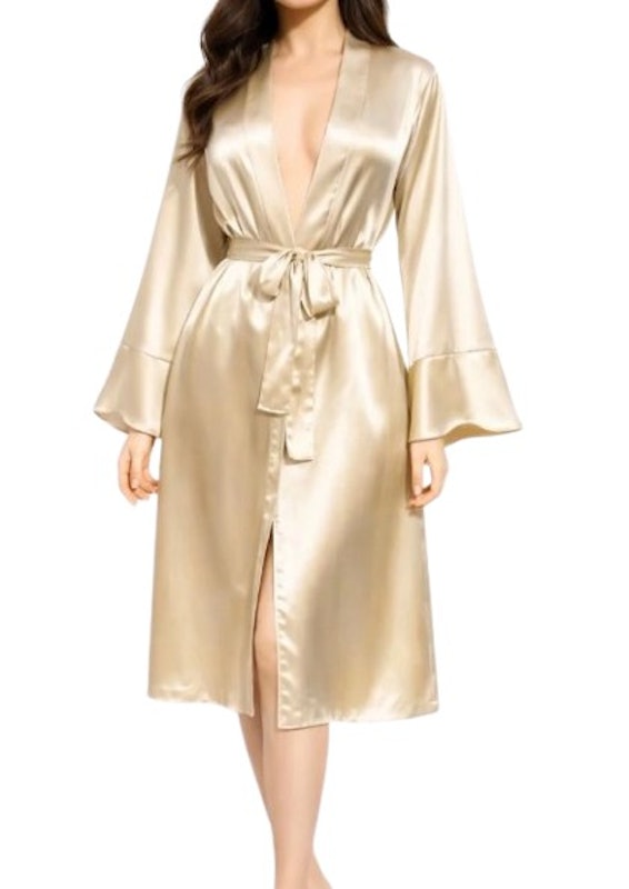 Premium Satin Kimono Robe 1