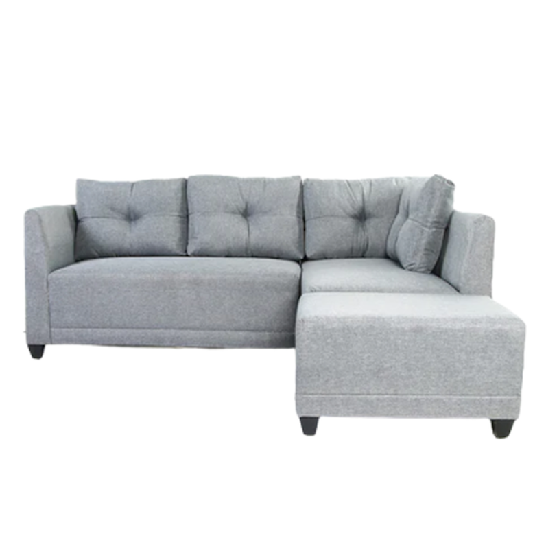 Cushy L-Shape Sofa Set 1