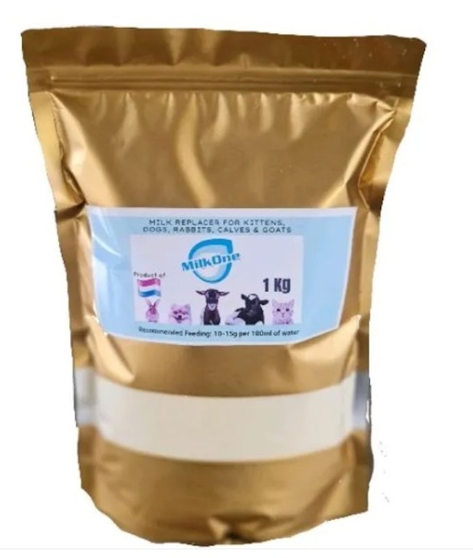 Milk One Goat Milk Replacer 1kg/200g for Cats, Dogs, Rabbits, Cows, and Hamsters 1