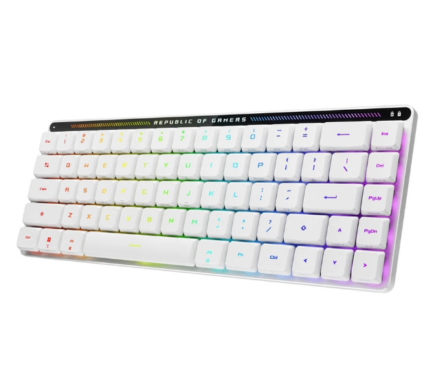 ROG Falchion RX Low Profile 65% Compact RGB Tri-Mode Wireless Gaming Keyboard 1