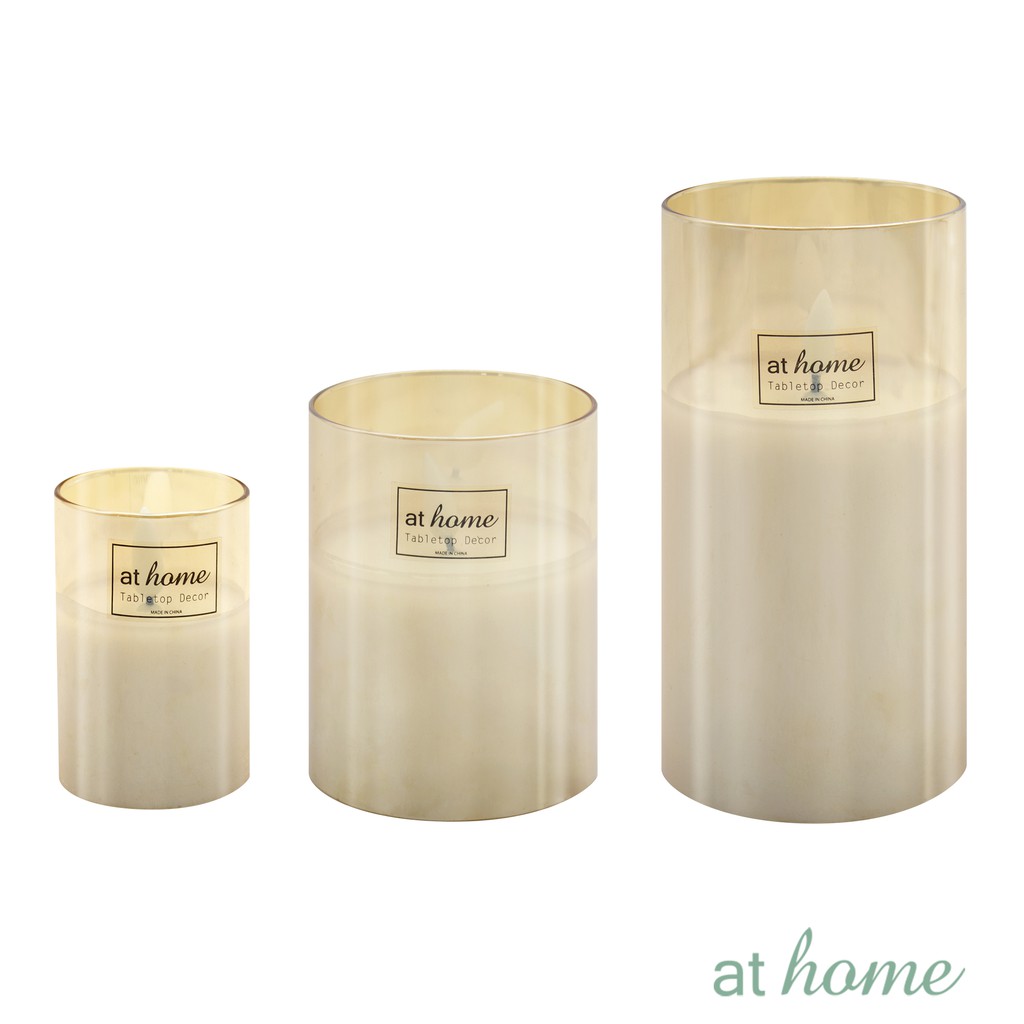 Classic Flameless LED Glass Jar Candle 2