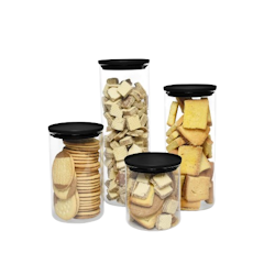 Premium Borosilicate Glass Clear Storage Jar