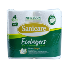 3 Ply Ecolayer Bathroom Tissue