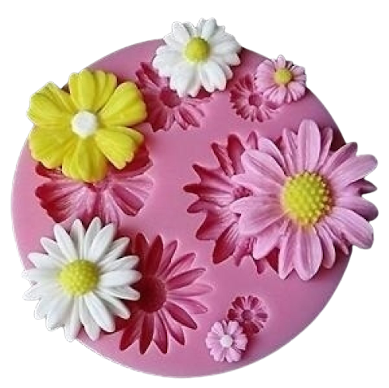 Flower Shaped Fondant Mold 1