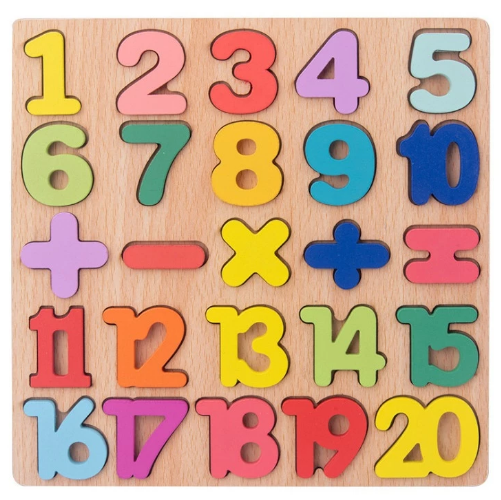 Wooden Alphabet Number Shape Puzzles	 2