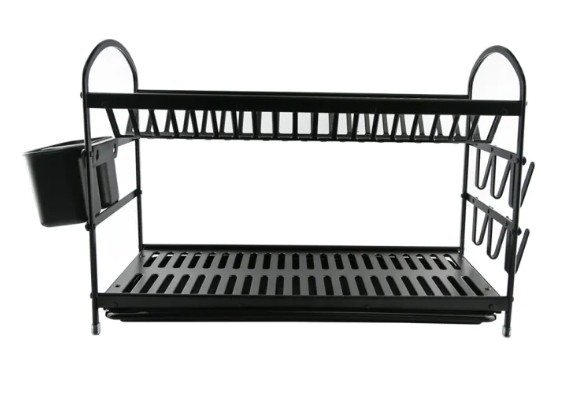 Aluminum 2 Tier Dish Drainer-Powder Coating	  1