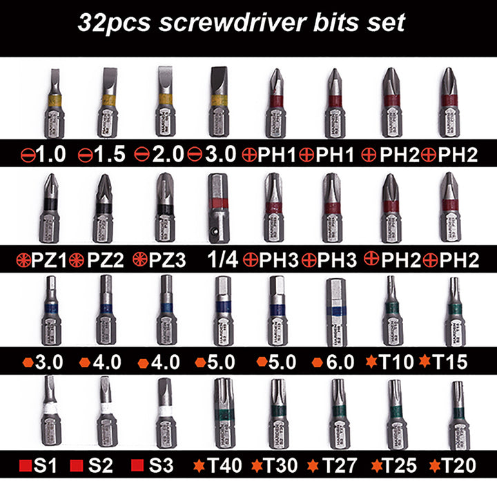 Precision Screwdriver Bits Set 2
