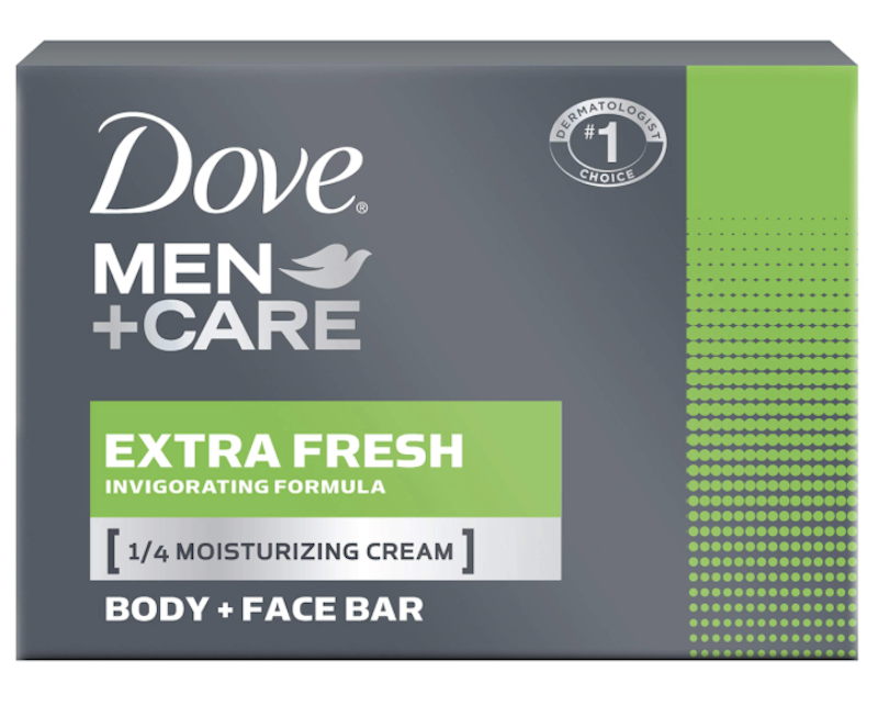 Men+Care Extra Fresh Body + Face Bar Soap 1