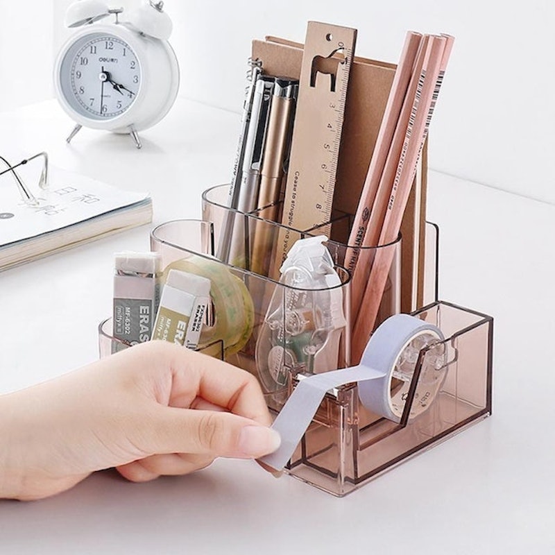 Transparent Stationery Storage Box 2