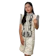 null Modern Filipiniana Ladies Barong Dress 1