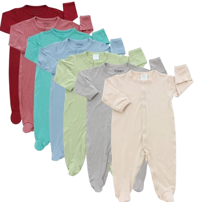 Footed Romper for Newborns 1