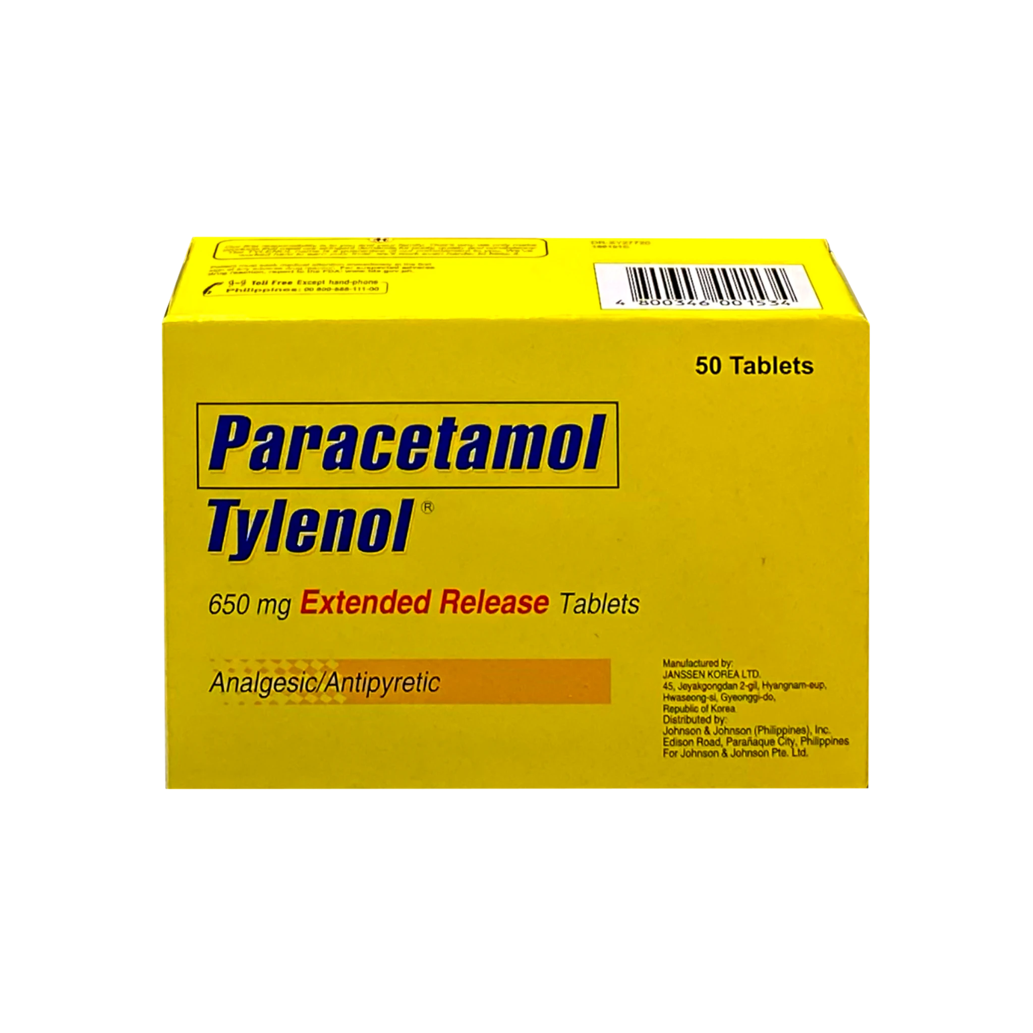 Tylenol Extended Release Tablets 1
