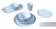 Melawares 6pc Two-Tone Collection Dinnerware Set 1