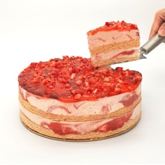 Strawberry Six Ways Ice Cream Cake