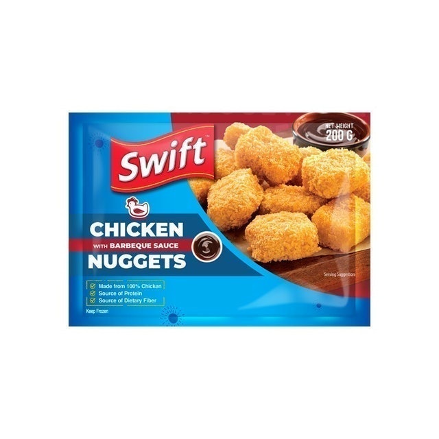 Chicken Nuggets With Barbeque Sauce 1