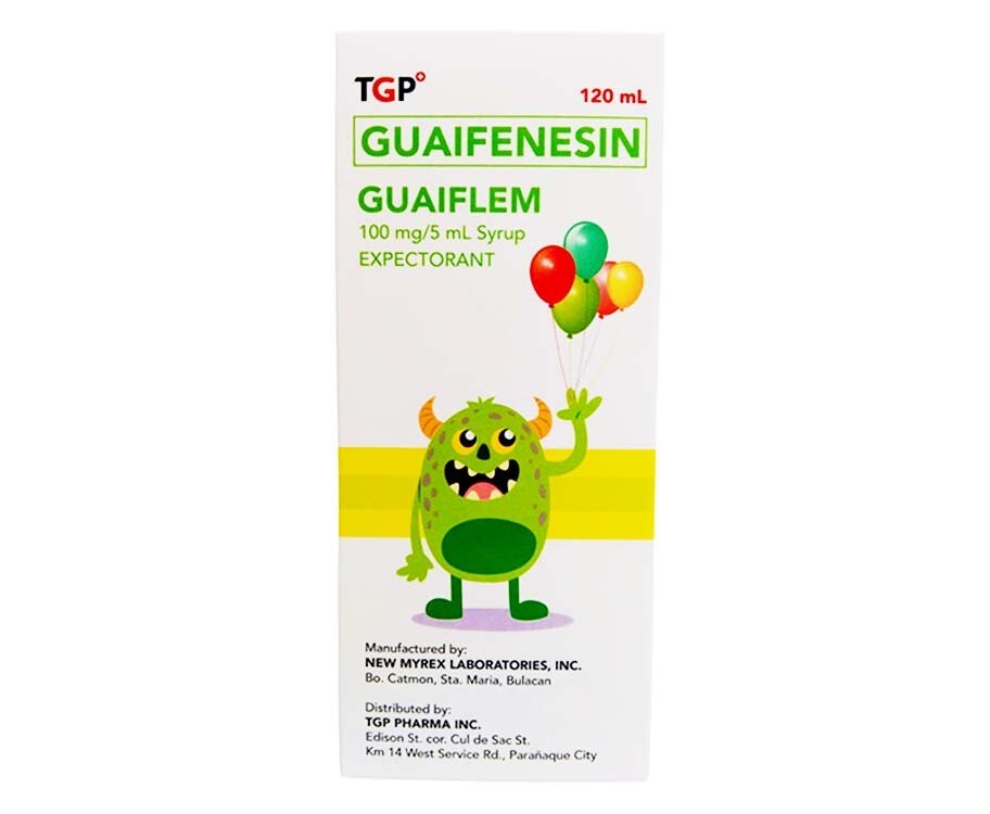 Guaifenesin Syrup	  	 1