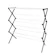 Mandaue Foam Edsel Extendable Drying Rack - Black + White 1