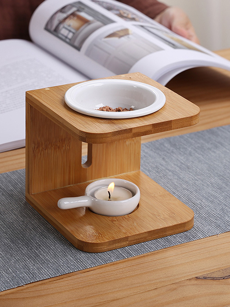 Wooden Essential Oil Burner 3