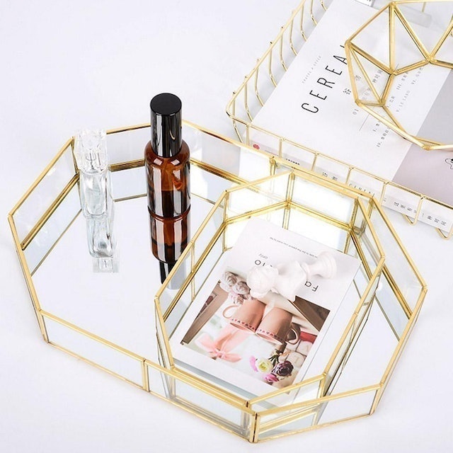 Glass Gold Tray 3