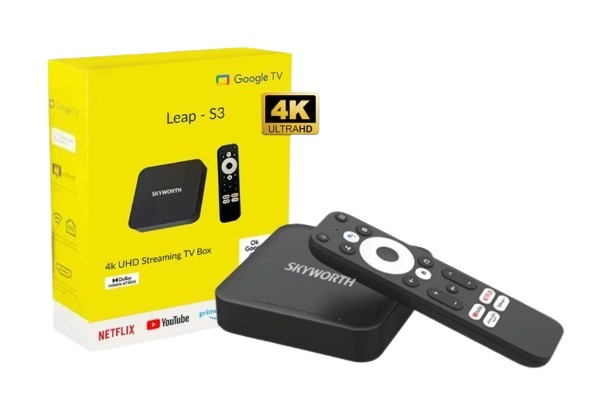Google TV Box LEAP 2G Plus 16G, Google Assistant, 4K Ultra HD Android 11	 2