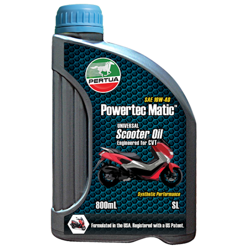 Powertec Matic Synthetic Performance Scooter Oil SAE 10W-40 1