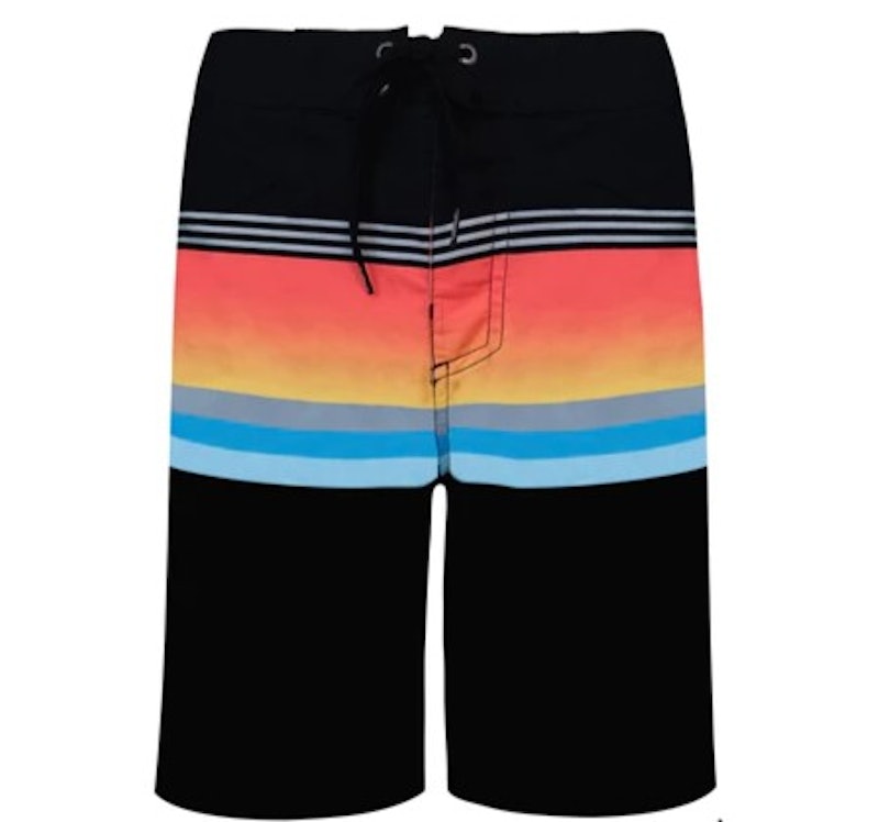 Summer Hues Board Shorts with Back Pocket Men Swimwear 1