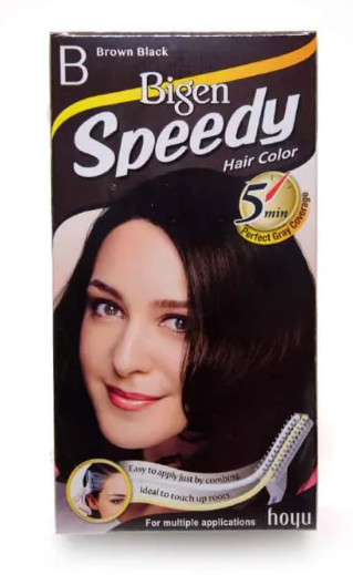 Speedy Hair Color Brown Black 80g 2