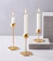 West Elm Aaron Probyn Brass Candleholder 1