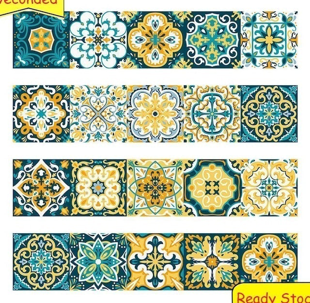 Moroccan Style Tile Stickers 2