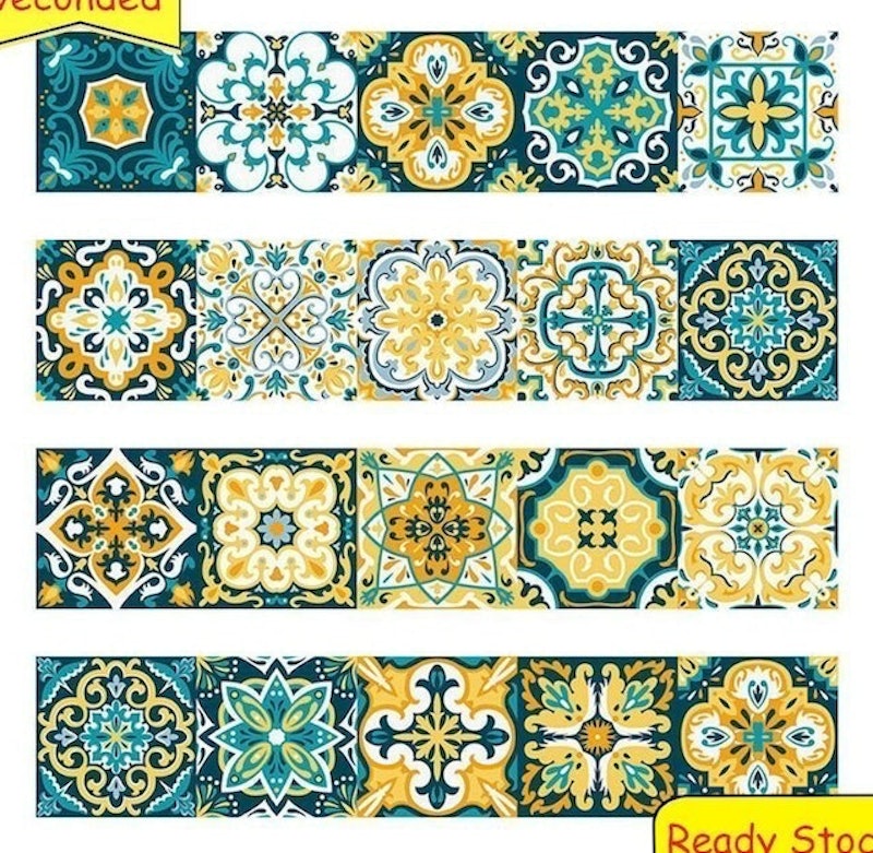 Moroccan Style Tile Stickers 2
