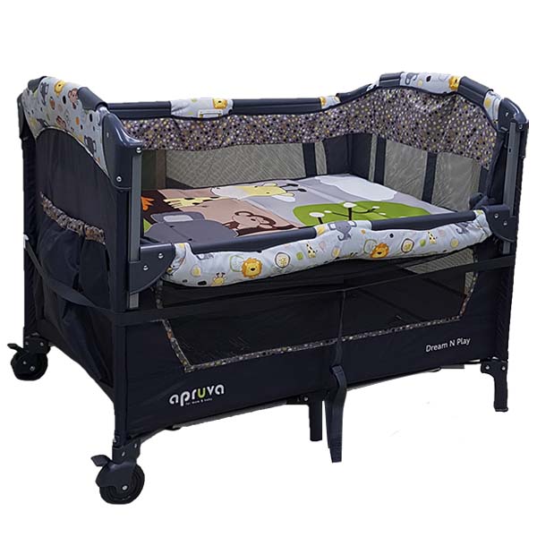 Apruva metal crib best sale