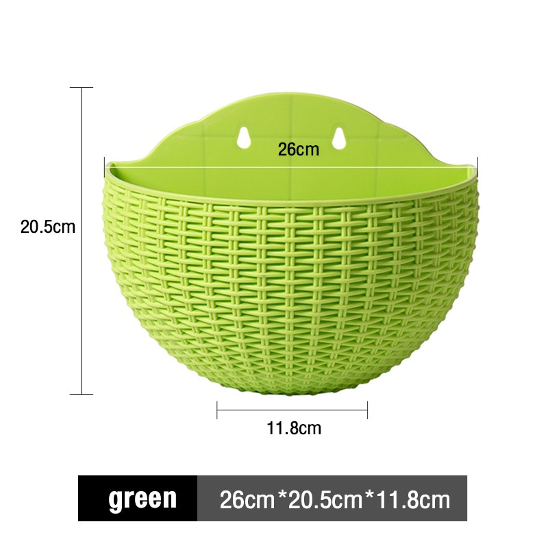Imitation Rattan Wall Hanging Pot 3
