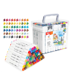 12-80 Colors Double-Headed Marker