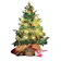 Nuvox Tabletop 22 inch Mini Christmas Tree Decor With 50 LED Lights Ball 1