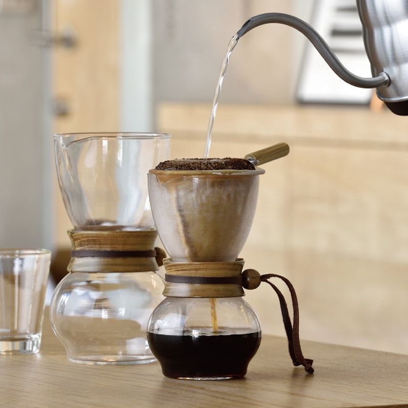 Woodneck Drip Coffee Pot With Cloth Filter 4