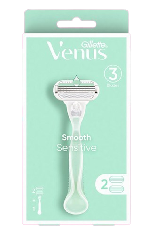 Venus Smooth Sensitive Premium Razor 2Up 1