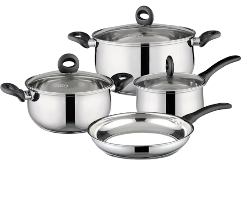 Stainless Steel Induction Cookware Set 7pcs 1